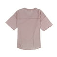 thumbnail image 2 of Project Social T Womens Ripped Collar V-Neck Basic T-Shirt, Pink, X-Small, 2 of 2