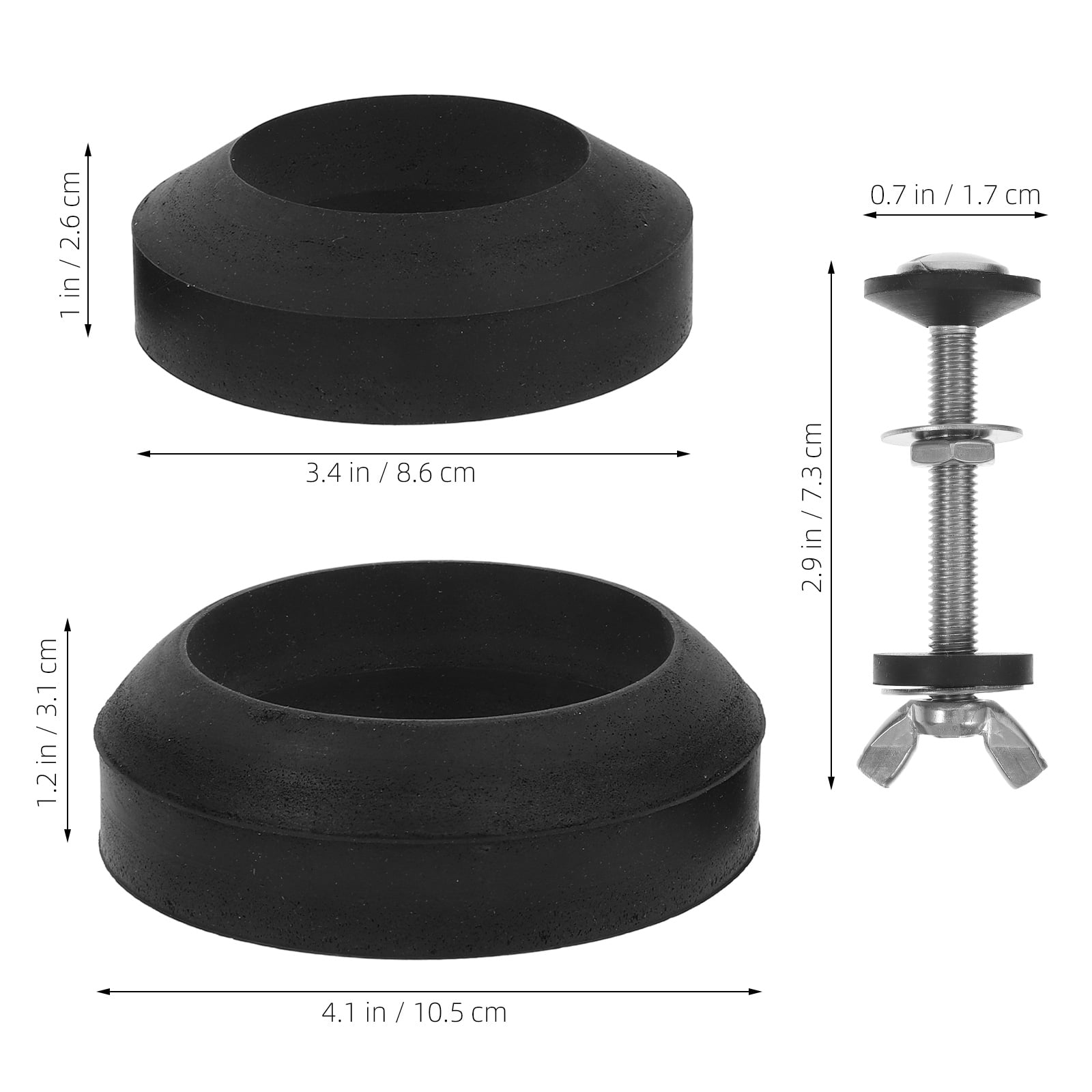 Universal Toilet Tank Bowl Part Heavy Duty Bolts Replacement