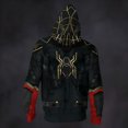 thumbnail image 4 of Spider Hero Zip Hoodie, Graphic Web Printed Long Sleeve Pocket Outerwear Apparel for Men Women Cosplay Party, 4 of 8