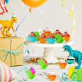 thumbnail image 6 of 24 Pack Dinosaur Cupcake Wrappers, Dinosaur Party Supplies, Dino Cupcake Toppers,Dinosaur Cake Decorations for Kids Birthday Party Supplies, 6 of 7