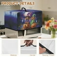 thumbnail image 6 of TSOVTHRID Witch Hat Dachshund Pumpkin Print Microwave Oven Cover with Handle Toaster Oven Dust Cover Kitchen Appliance Protector for Microwave Ovens Halloween Decor, 18.25"W x 14.5"D x 11"H, S, 6 of 7