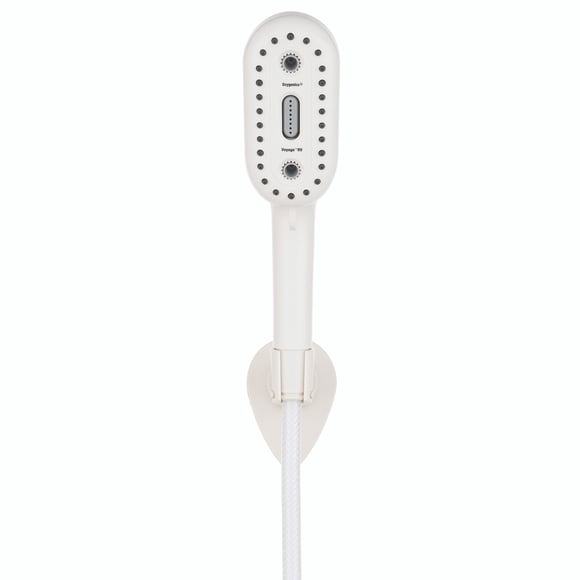 Oxygenics ETL Pommeau de Douche 28742 à Main avec Tuyau de 72 Pouces; avec 4 Réglages de Pulvérisation; Débit de 1,8 Gallons par Minute; Blanc Brillant