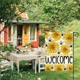 thumbnail image 2 of Sunflower Bee Spring Summer Garden Flag 12x18 Inch Double Sided Outside, Welcome Seasonal Yard Outdoor Flag, 2 of 6