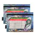 thumbnail image 2 of 2 Pack Flip Folders with Clear PVC Window Binder Pouches 3-Ring Binder Organizer for Office & Home Vintage Style Vase, 2 of 6