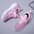 thumbnail image 5 of Xijirk Girls Flying Woven Sports Shoes Campus Leisure Light Soft Soled Shoes,Size 2, 5 of 9