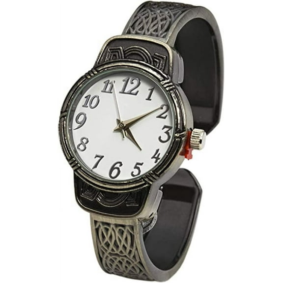 Blekon Collections Analog Quartz Women's Alloy 26mm Case Metal Designed Cuff Bangle Watch