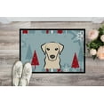 thumbnail image 2 of Caroline's Treasures BB1718JMAT Winter Holiday Yellow Labrador Door Mat, Indoor Rug or Outdoor Welcome Mat 24x36 Doormat, 2 of 4
