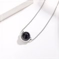 thumbnail image 3 of RV Collar de semicírculo geométrico simple de Saturno, cuentas de cielo estrellado, cadena de clavícula, tanabata, regalo del Día de San Valentín Sailing Electrónica, 3 of 5
