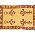 thumbnail image 1 of Ahgly Company Indoor Rectangle Oriental Brown Modern Area Rugs, 5' x 7', 1 of 4