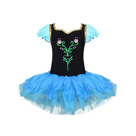 Girls Princess Dance Tutu Dress Halloween Dress up Dance Costume
