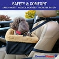 thumbnail image 5 of Dog Booster Car Seat, Fits Pets up to 20lbs, with Metal Frame Encasing, 5 of 6
