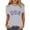 Gray(Style 29), variant on NuoCaiYun New Women Cotton Tops, Spring Summer Ladies Short Sleeve Round Neck Casual Independence Day Printed T-Shirt