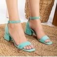 thumbnail image 4 of Illy - Zapatos de tacón color azul agua con perlas agua 27 CM, 4 of 6