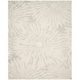 thumbnail image 1 of Safavieh Bella Collection BEL129A Handmade Silver and Ivory Premium Wool Area Rug (6' x 9'), 1 of 3