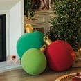 thumbnail image 7 of Funboy Oversized Inflatable Flocked Holiday Ornaments, 3-Pack – Indoor/Outdoor Christmas Decorations, 7 of 7