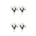 thumbnail image 4 of ZheElen Long-lasting Durability Easy To Clean Artificial Flower Arrangement For Wedding Decoration Realistic Appearance white 2Set, 4 of 6
