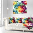 thumbnail image 3 of Designart Abstract Watercolor Texture - Abstract Throw Pillow - 16x16, 3 of 5