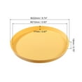 thumbnail image 2 of REGALWOVEN Restaurant Serving Trays, Round Non-Slip Food Service Tray for Bars, Cafes, and Home Use Yellow, 2 of 6