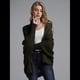 thumbnail image 5 of para Mujer: Suéter Holgado de Punto con de Murciélago y Gran Tamaño. Verde Oscuro Talla Única, 5 of 10