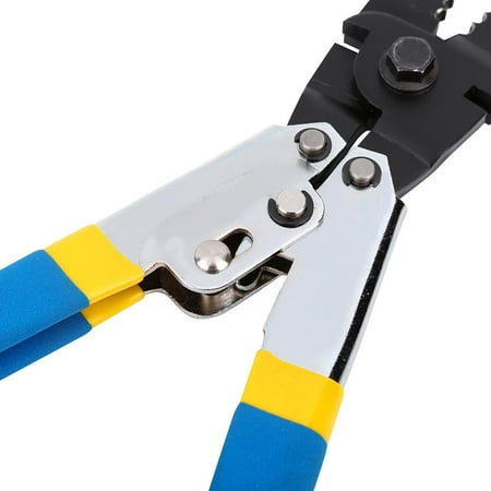 

Mgaxyff High Carbon Steel Fishing Plier Wire Rope Crimping Tool Crimpers Swager for Crimp Sleeves Crimping Plier Wire Rope Swaging Tool