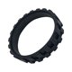 thumbnail image 4 of 1 pieza para accesorios S5/T6/T7, repuesto de piel para neumático de coche, piezas de aspiradora robótica, color negro, 4 of 5