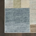 thumbnail image 4 of Nourison Astra Machine Washable Mid-Century Modern Blue Green Multi 2'2" x 4' Area Rug (2x4), 4 of 8