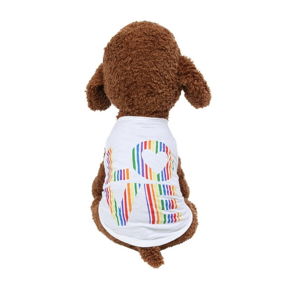 EGNMCR Pet Vest New Pet Spring And Summer Breathable Fashion Vest Dog Thin Clothing Pet Vest