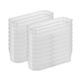 thumbnail image 1 of Sterilite Plateaux de Rangement Étroits pour l'Organisation du Bureau et des Tiroirs (Lot de 48), 1 of 9