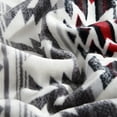 thumbnail image 5 of Eddie Bauer Clyde Hill Stripe Grey Ultra Soft Plush Fleece 60X50 Throw, 5 of 5