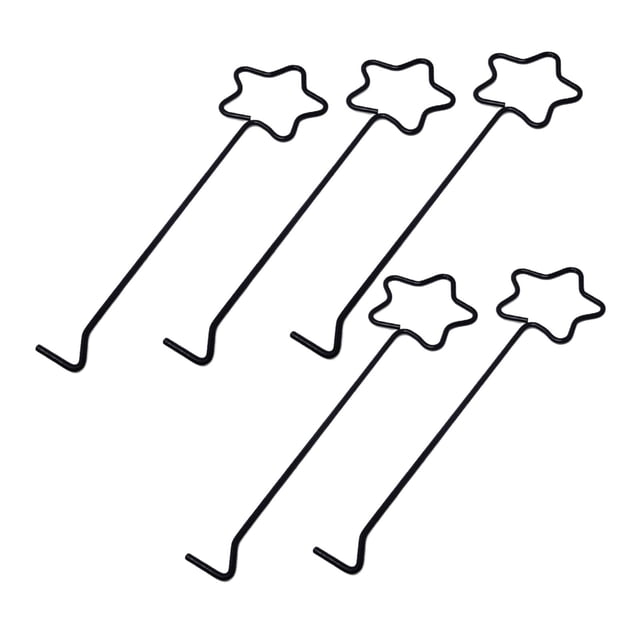 Juego de 5 mechas para velas, accesorios para velas, herramientas ligeras Negro