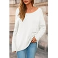 thumbnail image 2 of PRETTYGARDEN Women's Oversized Sweaters Casual Long Sleeve Scoop Neck Pullover Tops Loose Cozy Knit Fall Outfits, 2 of 9