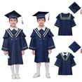 thumbnail image 1 of Kids Kindergarten Graduation Cap and Gown with Tassel Navy Cap and Gown Set Class Of 2026 4-5 Years, 1 of 8