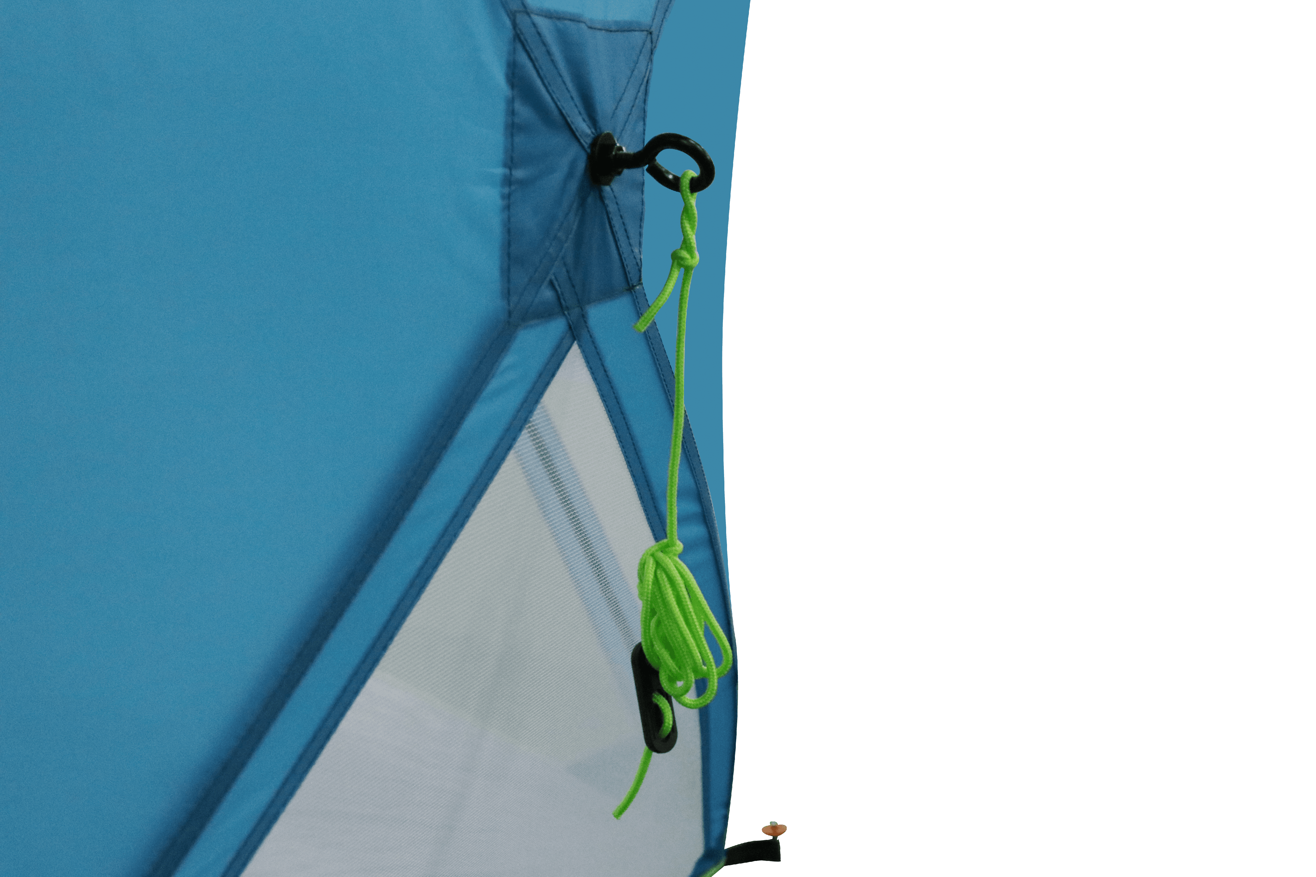 Ozark Trail 82" x 70" Pop Up Beach Shelter, with UPF50+ Protection, Blue