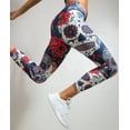thumbnail image 3 of Sugar Skull Leggings Size: S for Women | FIERCEPULSE, 3 of 9