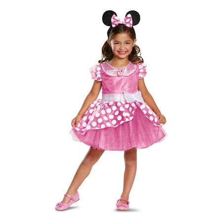 Disguise Disney Pink Minnie Mouse Classic Toddler Halloween