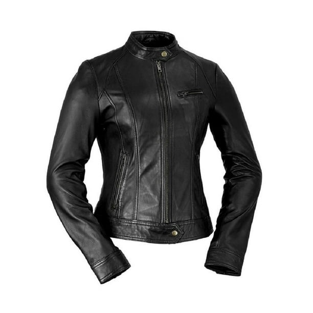 21 Collection Leather jacket conditioner walmart for Women