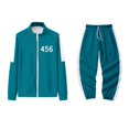 thumbnail image 2 of 1set Hoodie Jacket Stand Collar Sweatshirt Squid Game Suit Man Woman 145, 2 of 5