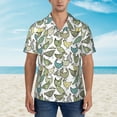 thumbnail image 4 of Haiem Funny Chicken Printed Hawaiian Shirt for Men - Men’s Casual Beach Summer Shirts - Stretch Fabric with Modern Fit-XX-Large, 4 of 9