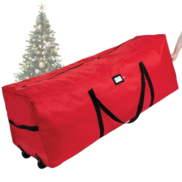 Premium Large Rolling Christmas Tree Storage Bag Fits Up To 7 Ft