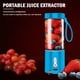 thumbnail image 5 of Exprimidor eléctrico de 530ml mezclador de batidos de frutas de mano utensilios de cocina (azul) JShteea Libre de BPA, 5 of 6