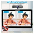 thumbnail image 4 of Autofocus Webcam 1080P Web Camera With Microphone For Pc/Computer Usb Camera Web Cam Webcam Full Hd 1080P For Conferencing, Live Streaming, Recording ,Easy to Install, 4 of 4