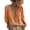Orange#002, variant on Polka Dot Lace up Blouse Ruffled V-Neck Tie Women Womens Summer Tops Shirts 3/4 Sleeve Casual Dressy Floral Work Coffee XL