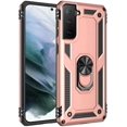 thumbnail image 1 of Samsung Galaxy S21 FE Magnetic Ring Rugged Shockproof Case Heavy Duty Protective Back Cover, 1 of 5