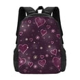 thumbnail image 3 of Balery Snowflakes and Hearts Backpack for Men and Women - Durable 600D Oxford Cloth -Large Capacity, Water-Resistant School, Travel, and Hiking Bag, 3 of 9