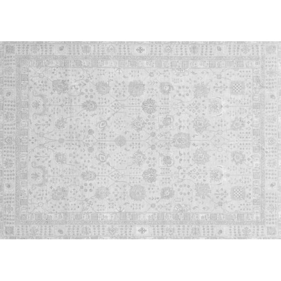 Ahgly Company Indoor Rectangle Oriental Gray Traditional Area Rugs, 2' x 5'