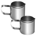 thumbnail image 1 of FONDOTIN 2 Pcs Mini Pichet à Sauce avec Forme Simple pour Usage Domestique et Cuisine en Argent, 1 of 8