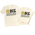 thumbnail image 4 of One Happy Sis Dude 1st Birthday Matching Family Outfits For Birthday Boy Sibling Natural Shirt Youth Large, 4 of 8