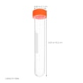 thumbnail image 3 of MOVTOTOP 20pcs Plastic Tube With Lid 10ml Sample Test Tube Small Storage Bottle Liquid Vial, 3 of 8