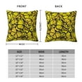 thumbnail image 2 of Honeii Yellow Butterflies Print Throw Pillow, Square Decorative Pillow Forms Soft Fluffy Plump Pillow Decorative Pillow Inserts,Couch Pillows-20"x20", 2 of 7