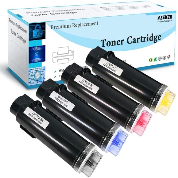 Aseker Compatible Toner Cartridge for WorkCentre 6515 6515DN 6515DNI 6515DNM 6515N Phaser 6510 6510DN 6510DNI 6510DNM